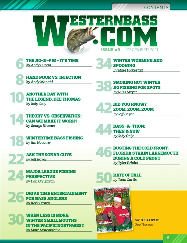 WesternBass Magazine December 2011, Page 5