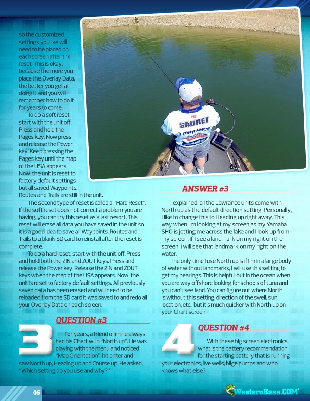 Westernbass Magazine - FREE Bass Fishing Tips And Techniques - Fall 2015, Page 46