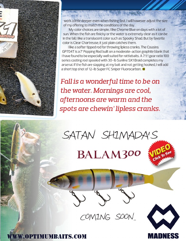Westernbass Magazine - FREE Bass Fishing Tips And Techniques - Fall 2016, Page 25