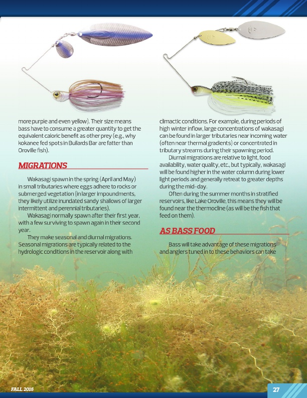 Westernbass Magazine - FREE Bass Fishing Tips And Techniques - Fall 2016, Page 27