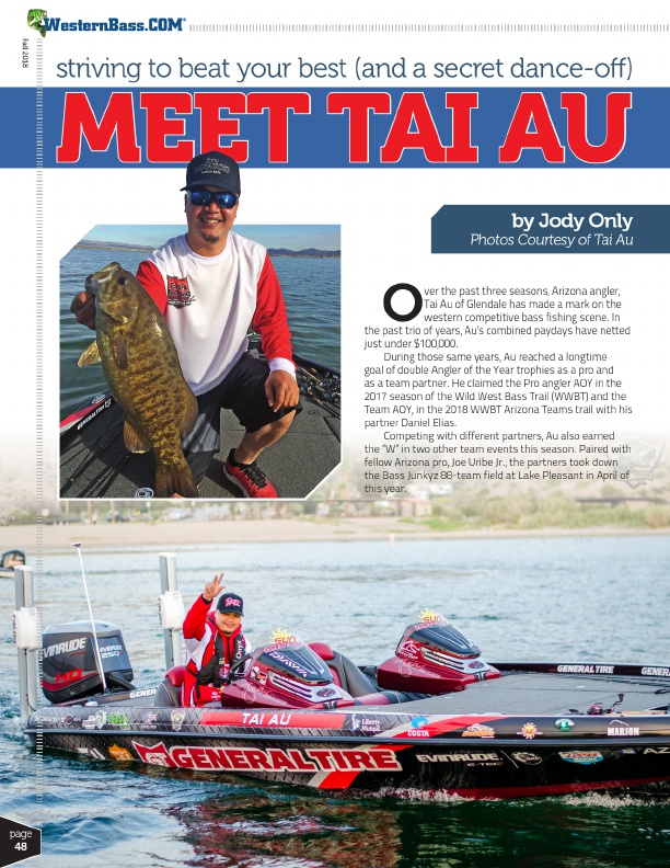Fishing the West Coast to become a pro angler with Tai Au