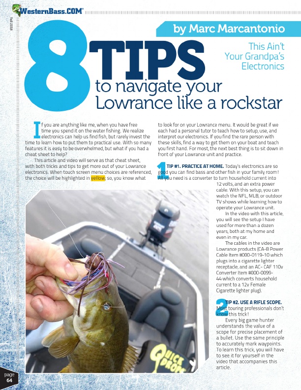 8 Must-Know Tips for Your Lowrance