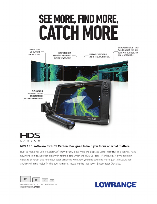 HDS Carbon from Lowrance | The Worlds Easiest Fish Finder
