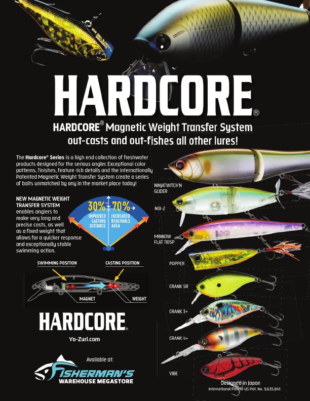 HARDCORE hardbaits for fall bass are ready now