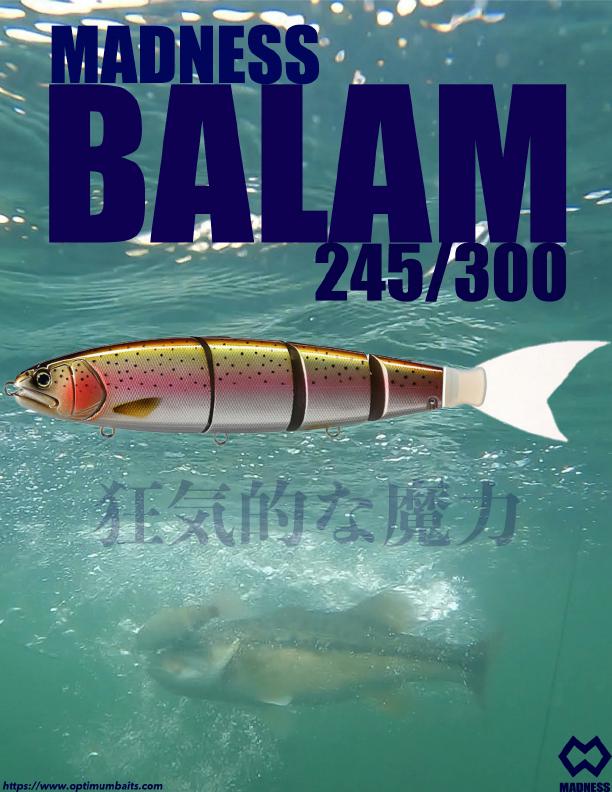TheMadness Japan Balam 300 Swimbaitis not made for everyday anglers