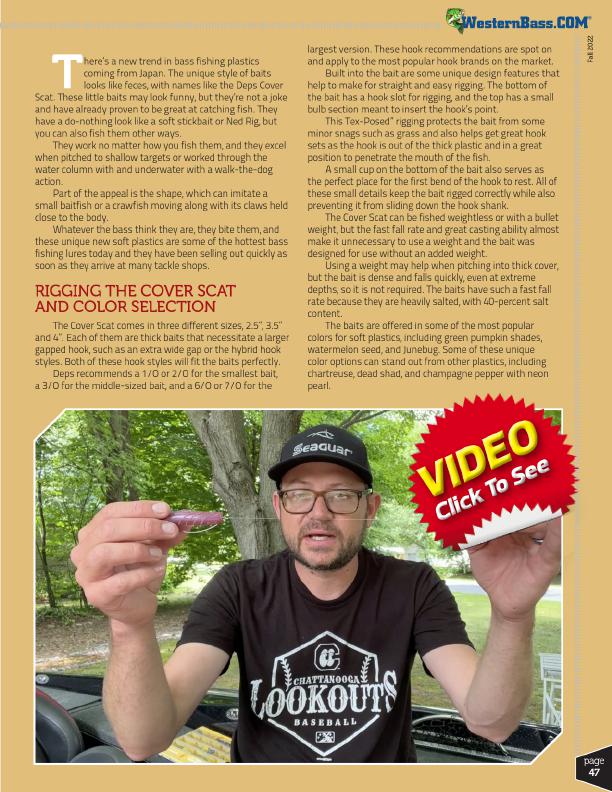 Fishing and Rigging the Cover Scat by Tyler Brinks, Page 2