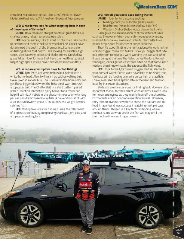 Two Ways to Kayak Bass Through Fall with John Myers, Page 2