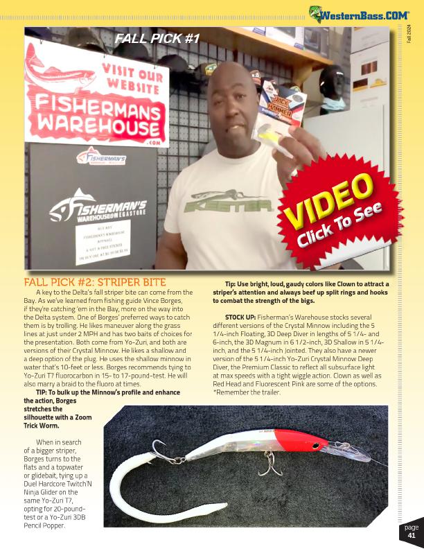 3 Baits To Fish the Fall Presented by Fishermans Warehouse, Page 2