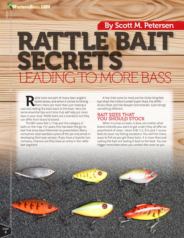 rattle bait fishing for largemouth bass