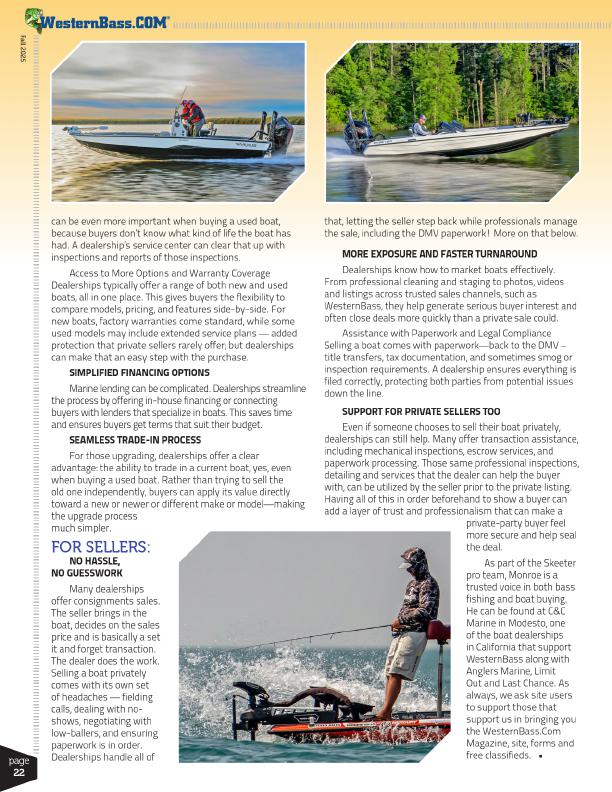 A Bass Boat Expert On and Off the Water | Ish Monroe, Page 3