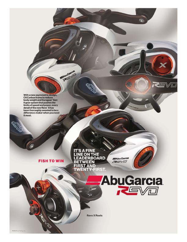 Abu Garcia Revo X Reels product feature highlighting key specs, benefits, and seasonal applications relevant to bass anglers planning fall trips