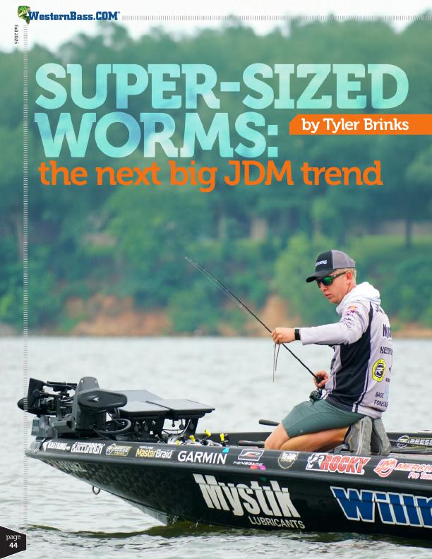 Tyler Brinks explores the oversized worm trend in Japanese Domestic Market fishing, explaining how large soft plastics mimic prey, appeal to trophy bass, and influence U.S. anglers