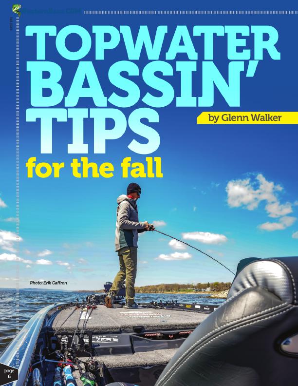 This article shares proven topwater strategies for fall bass fishing, including lure choices like Whopper Ploppers, Choppos, buzzbaits, and frogs in vegetation to maximize strikes