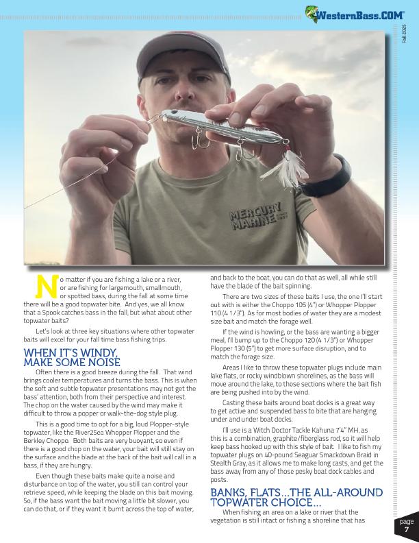 Topwater Bassin Tips for the Fall | Glenn Walker, Page 2