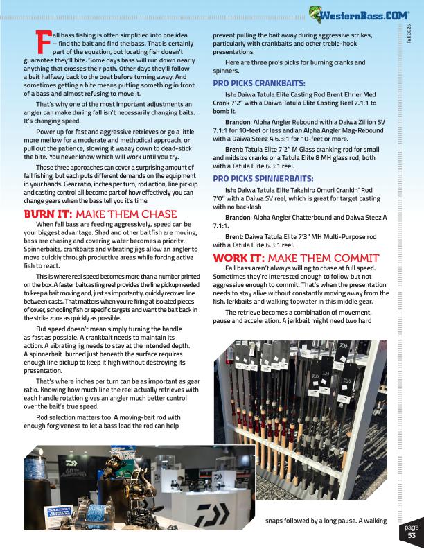 Three Speeds of Fall Bass Fishing Burn It, Work It, Soak It, Page 5
