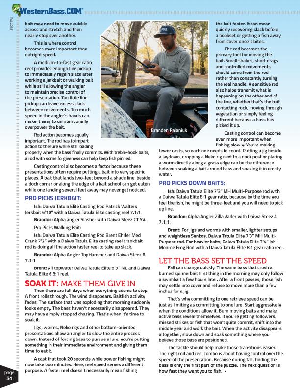 Three Speeds of Fall Bass Fishing Burn It, Work It, Soak It, Page 6
