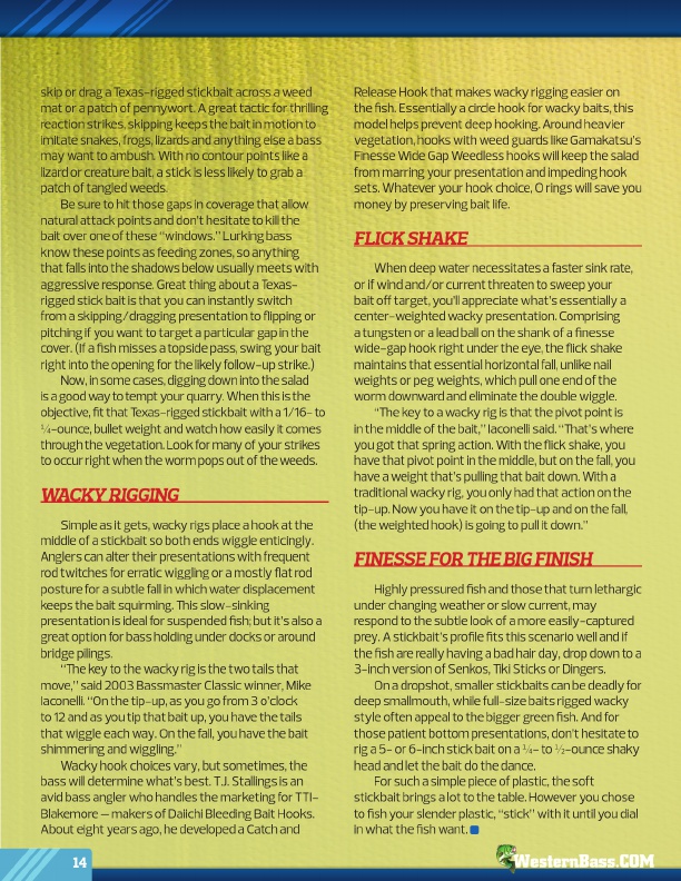 Westernbass Magazine February 2012, Page 14
