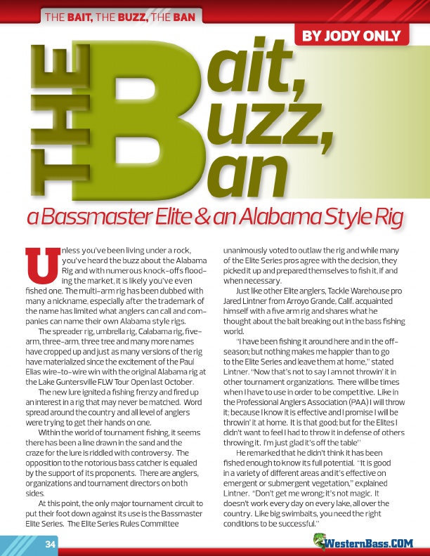 Westernbass Magazine February 2012, Page 34