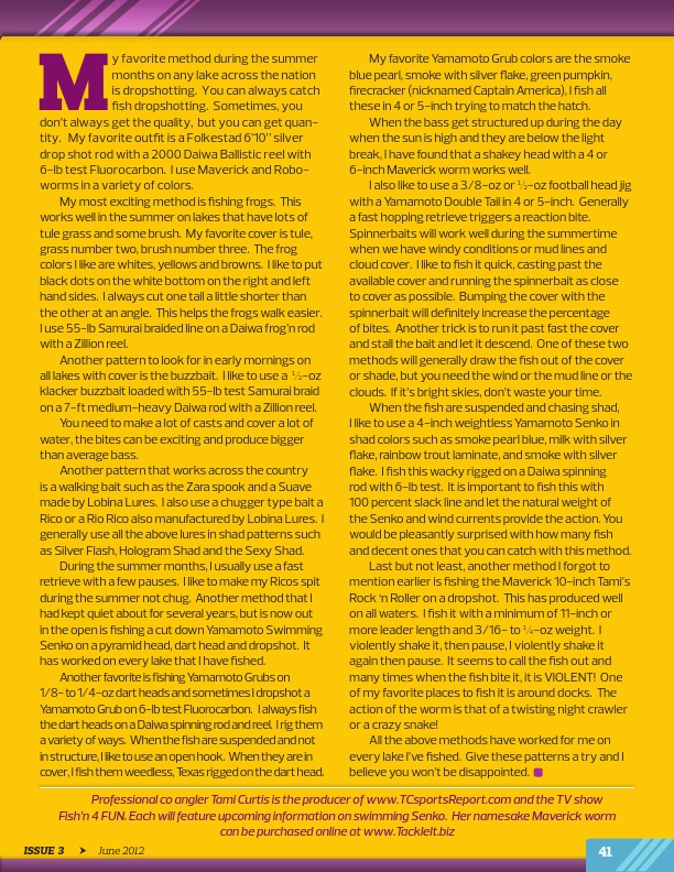 Westernbass Magazine - June 2012, Page 41