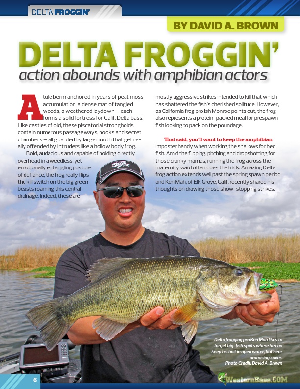Delta Froggin' Action Abounds With Amphibian Actors by David Brown