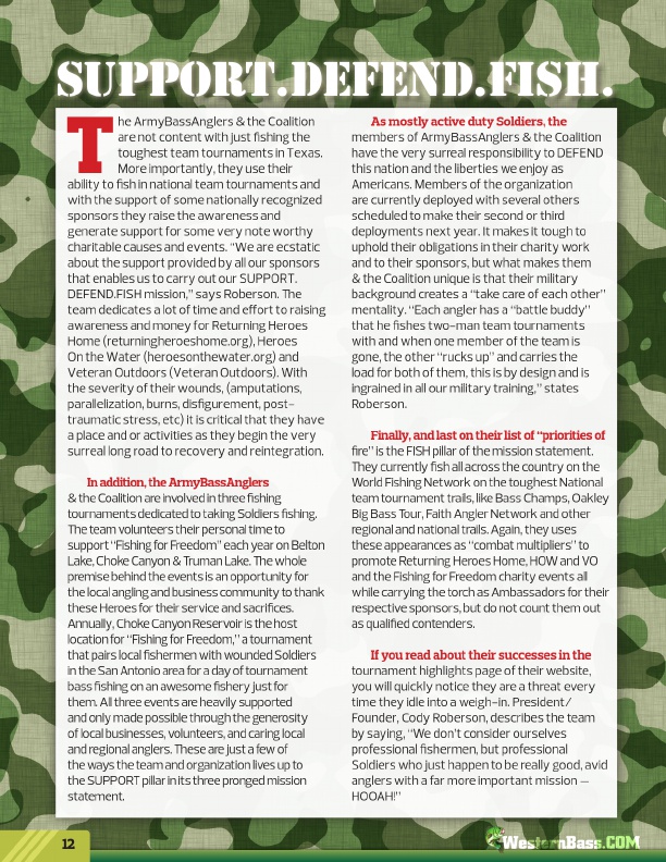 Westernbass Magazine October 2011, Page 12