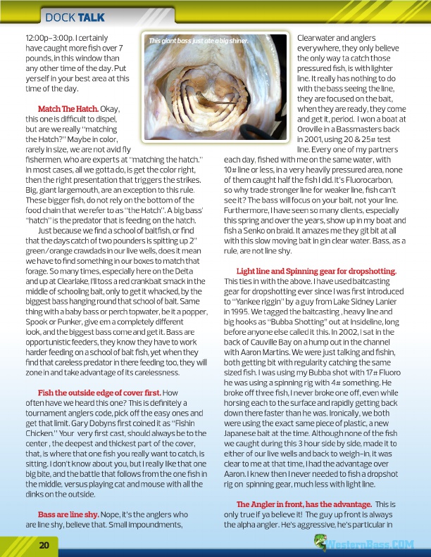Westernbass Magazine October 2011, Page 20