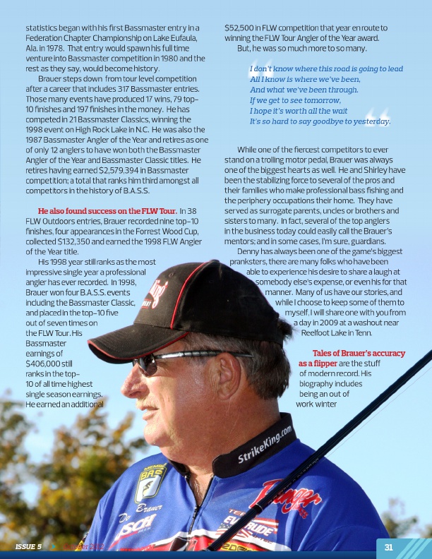 Westernbass Magazine - Free Bass Fishing Tips And Techniques - October 2012, Page 31
