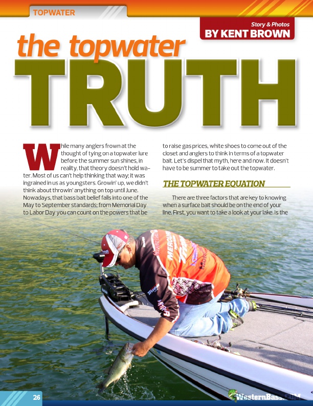 The Top Water Truth by Kent Brown
