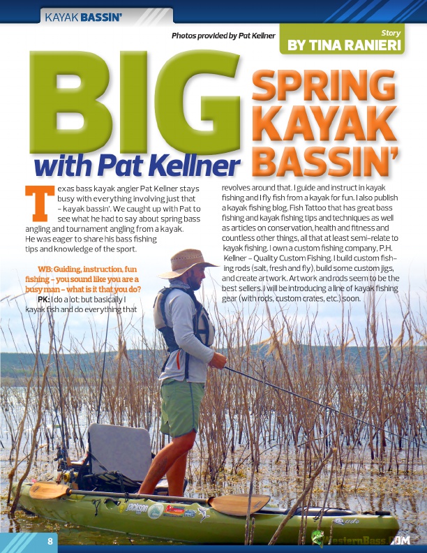 Big Spring Kayak Bassin' With Pat Kellner by Tina Ranieri