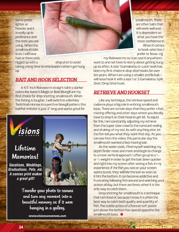 Westernbass Magazine - FREE Bass Fishing Tips And Techniques - Spring 2014, Page 24