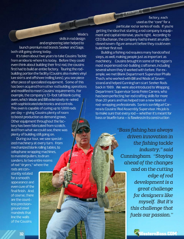 Westernbass Magazine - FREE Bass Fishing Tips And Techniques - Spring 2014, Page 32