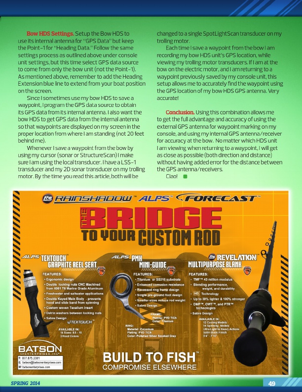 Westernbass Magazine - FREE Bass Fishing Tips And Techniques - Spring 2014, Page 49