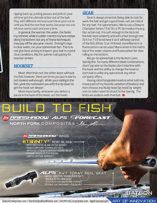 Westernbass Magazine - FREE Bass Fishing Tips And Techniques - Spring 2015, Page 17