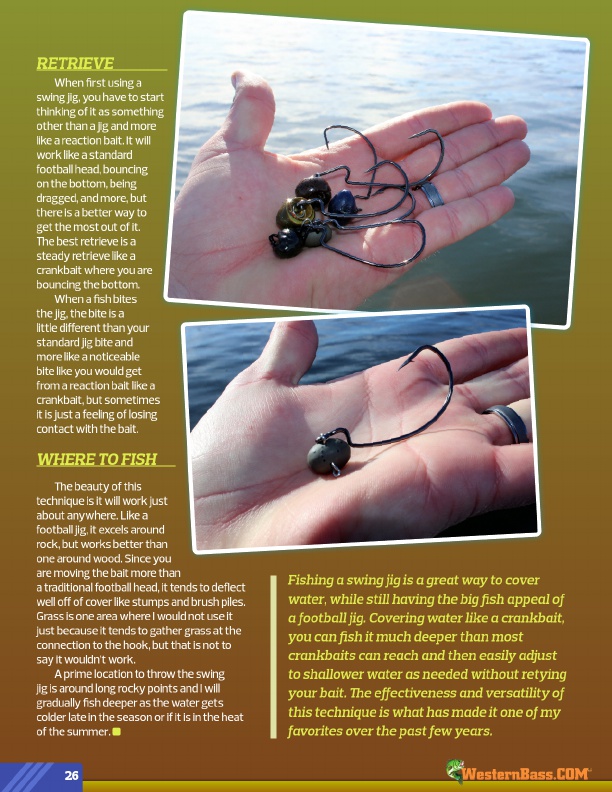 Westernbass Magazine - FREE Bass Fishing Tips And Techniques - Spring 2015, Page 26