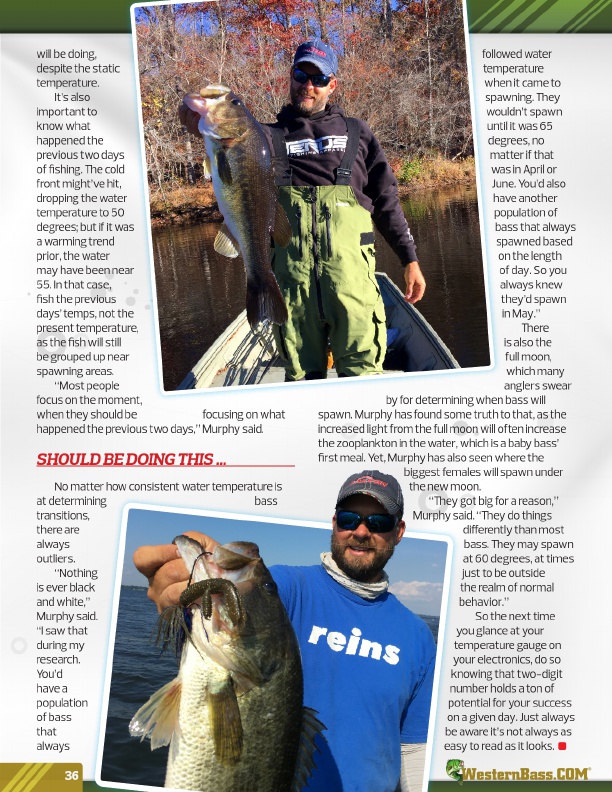 WesternBass Free Magazine, Spring Bass Fishing Tips 2017