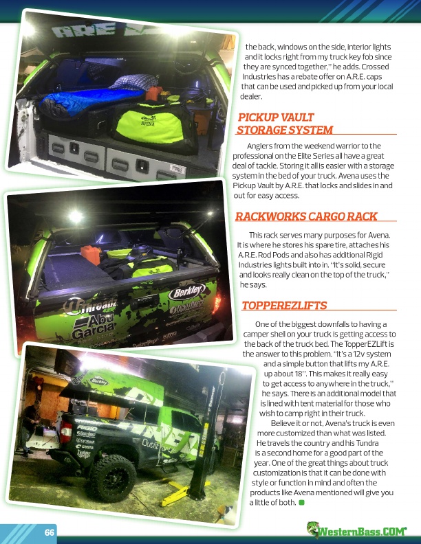 bass fishing crossed industries adrian avena tricked out tow vehicle bass boat after market accessories angler sponsorship programs, Page 2