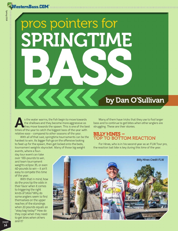 Jeff Kriet on power finesse fishing for springtime bass fishing