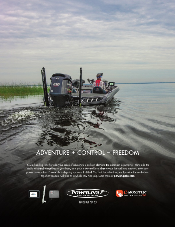Claim your spot at the top of the food chain while youre prowling in fresh or saltwater with the swift, silent and secure anchoring of the Power-Pole Pro Series II