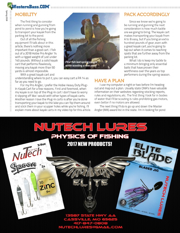 Bass Fishing Lure Video Review New Products by NuTech Lures