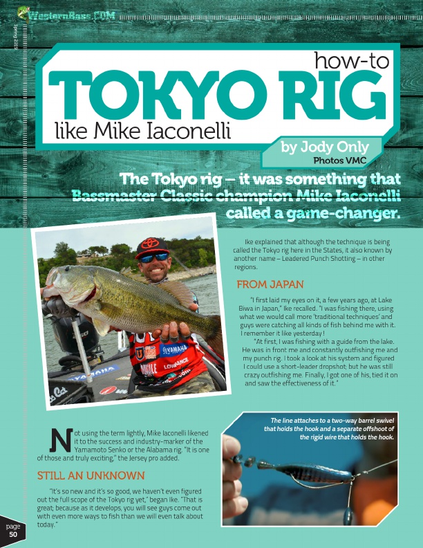 Everything you need to know to build, modify and fish the Tokyo rig