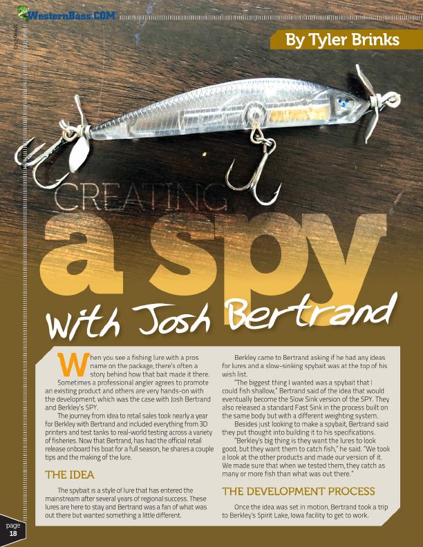 Creating A Spy  With Josh Bertrand
By Tyler Brinks