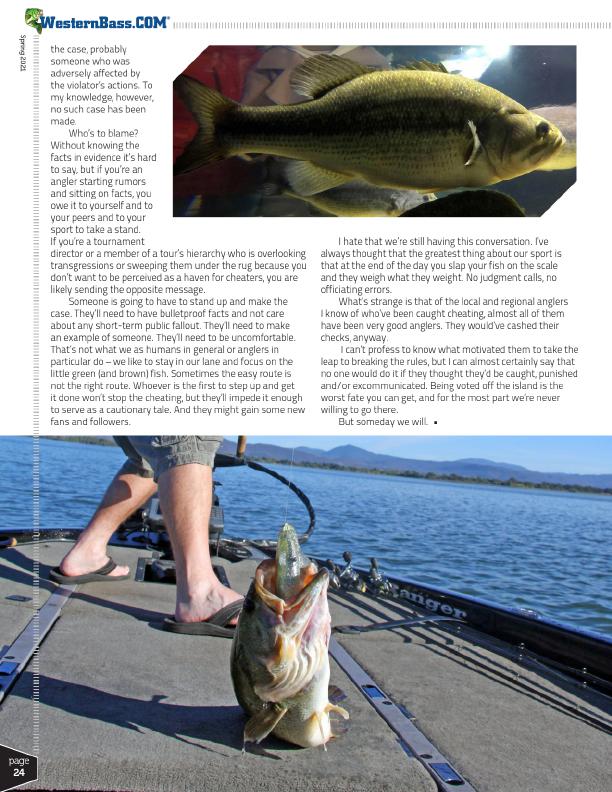 To Stop A Cheat  Bass Fishing Edition
By Pete Robbins, Page 3