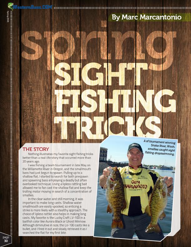 Spring Sight Fishing Tricks
By Marc Marcantonio
