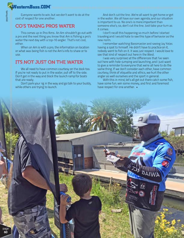 Ethics and Etiquette in Bass Fishing by Ish Monroe, Page 3