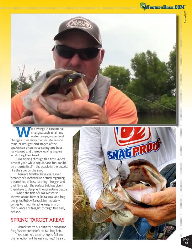Frog Fishing through the Spring with Bobby Barrack by Jody Only, Page 2