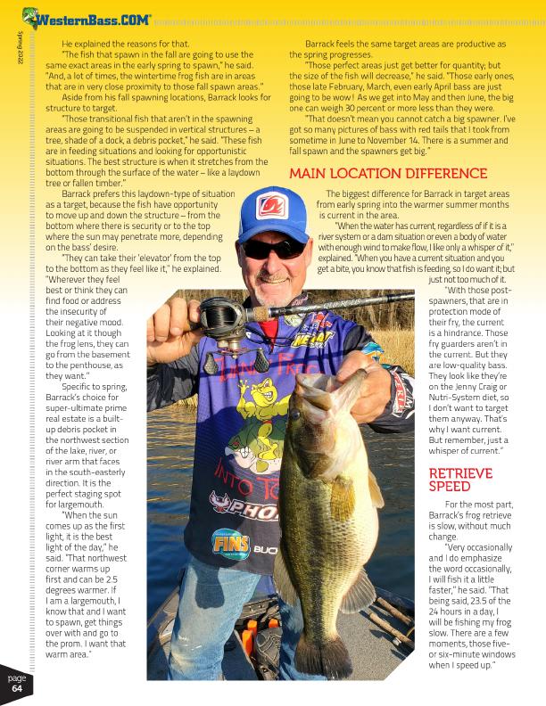 Frog Fishing through the Spring with Bobby Barrack by Jody Only, Page 3