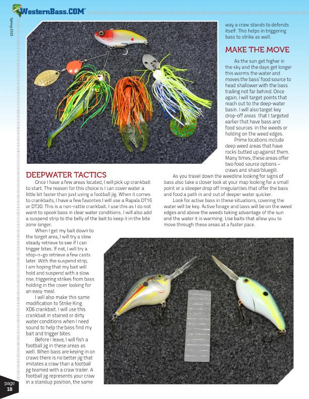 Spring Migration Following Bass Deep to Shallow by Scott M. Petersen, Page 3