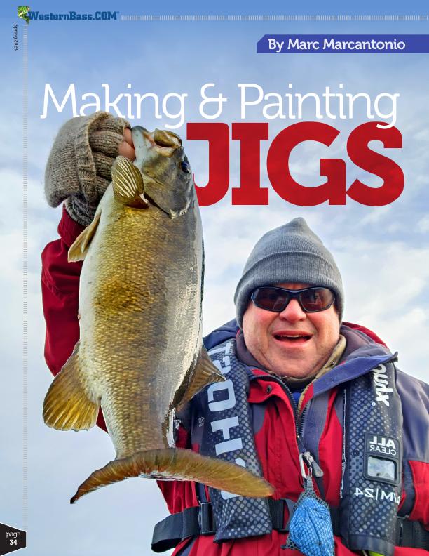 video instructions to make and paint your own jigs to fish bass