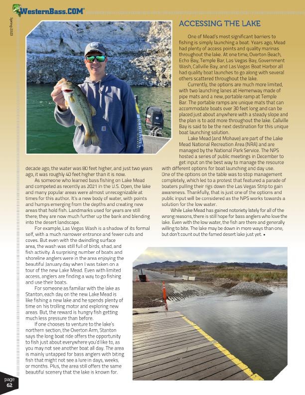Fishing the New Lake Mead Low Water, Lack of Pressure, Page 3