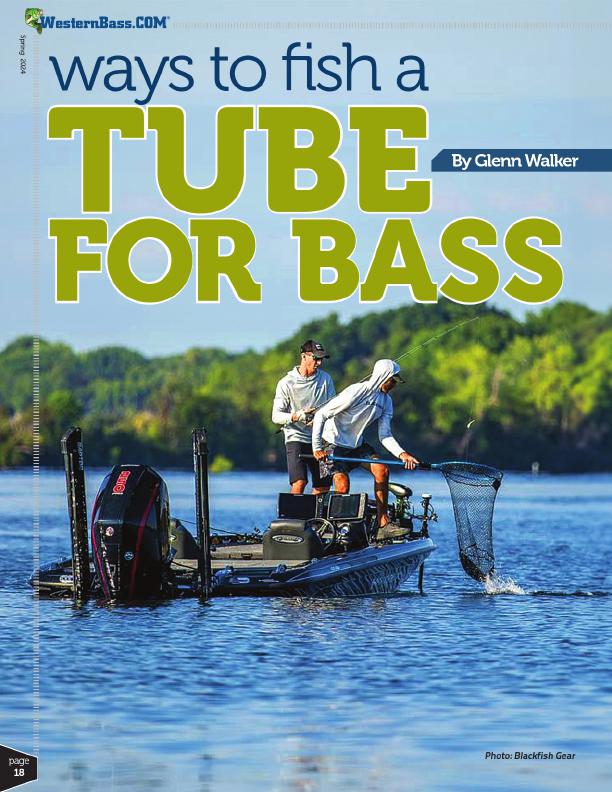 tube fishing for bass